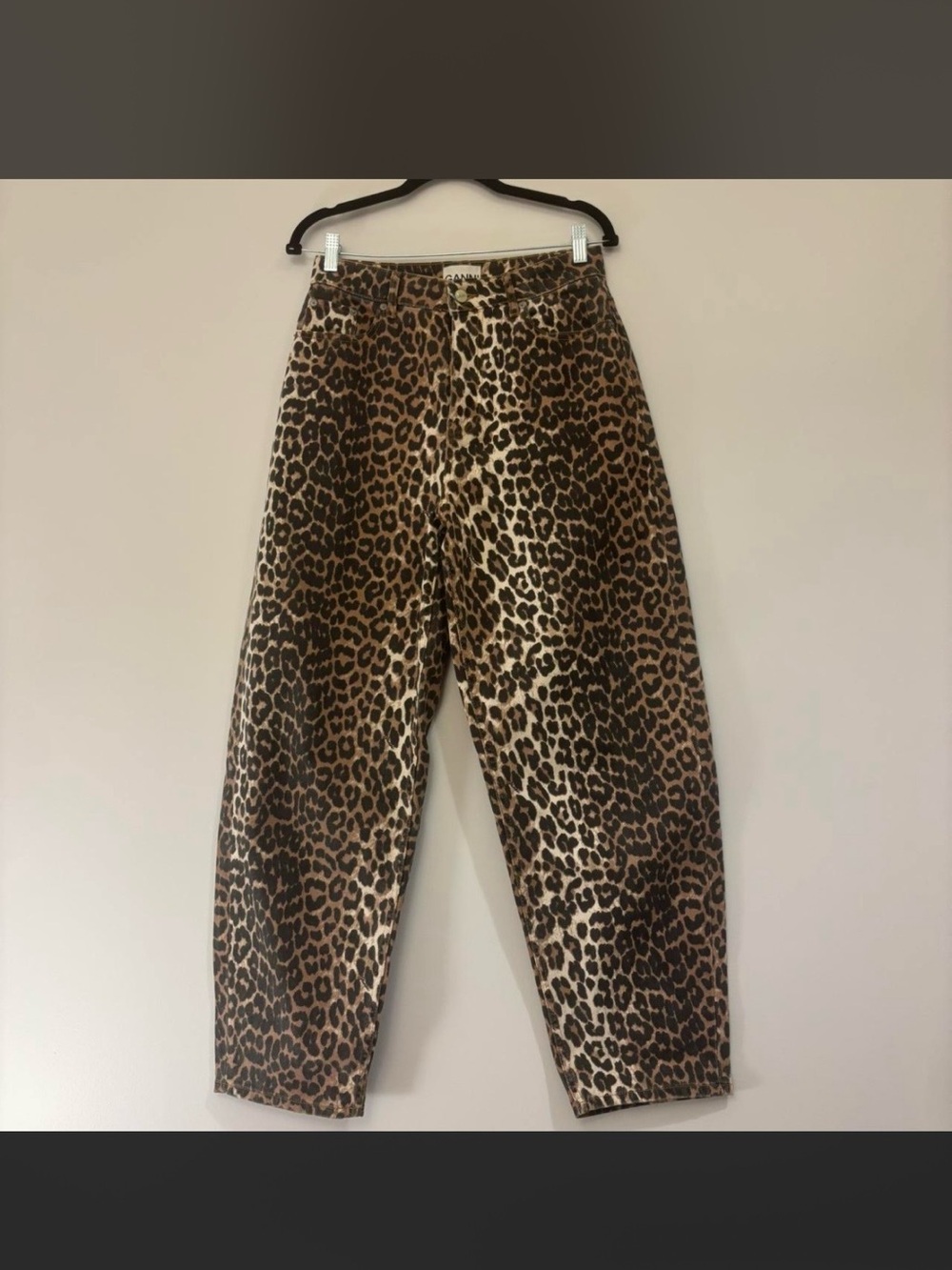 Ganni Starry Barrel Leg Jeans